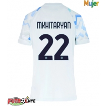 Camiseta Inter Milan Henrikh Mkhitaryan #22 Visitante Equipación para mujer 2025-26 manga corta